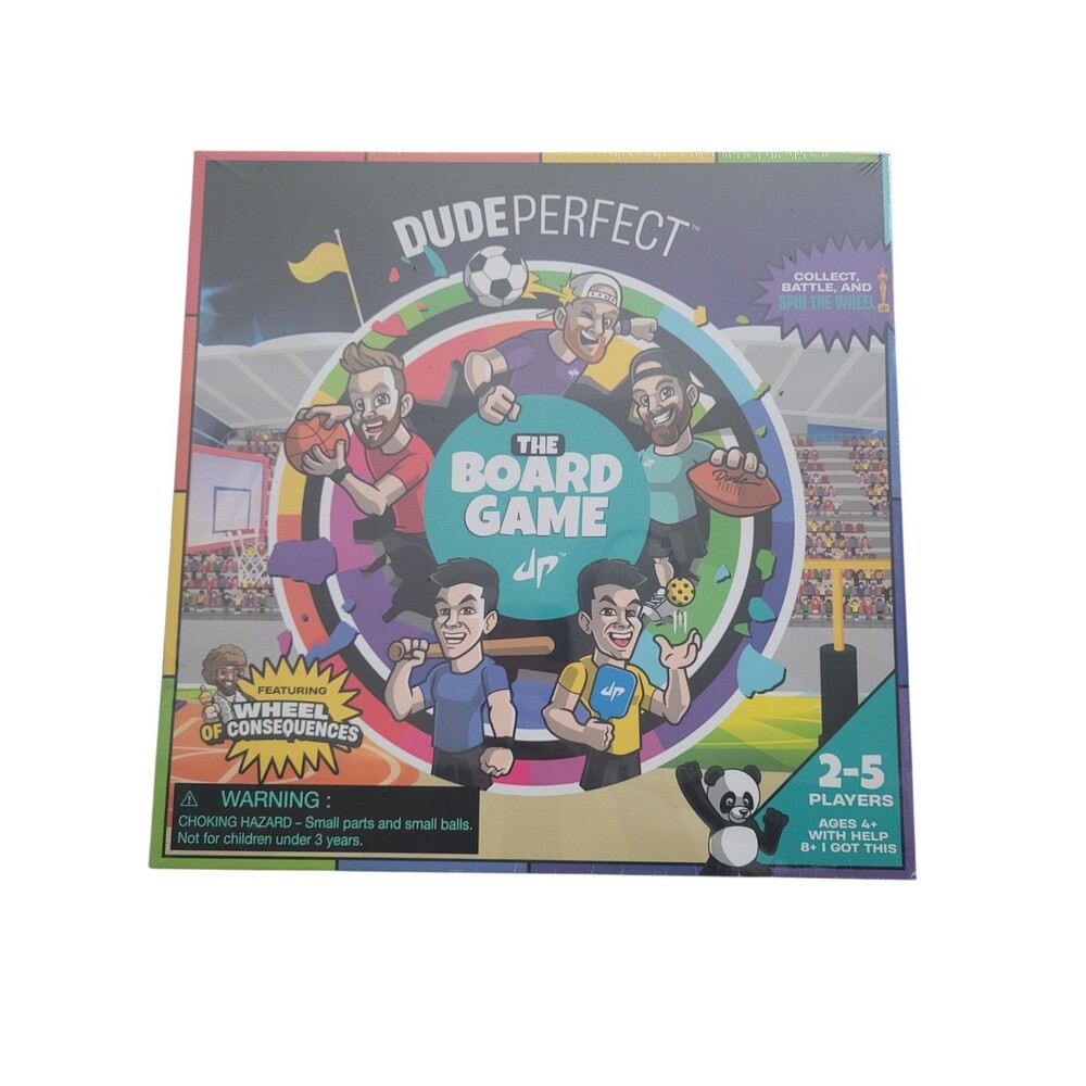 Dude Perfect Board Game Night Skills & Action All Ages Competitive Family SEALED